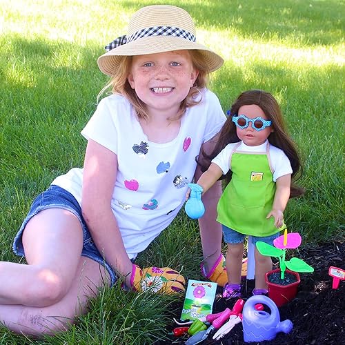 Miniatura 3 de Sophia's Smithsonian Veterinario STEM Juego de 11 piezas con oso polar, exfoliantes y más para muñecas de 18 pulgadas, multicolor