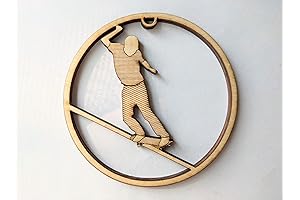 Skateboard Christmas Ornament