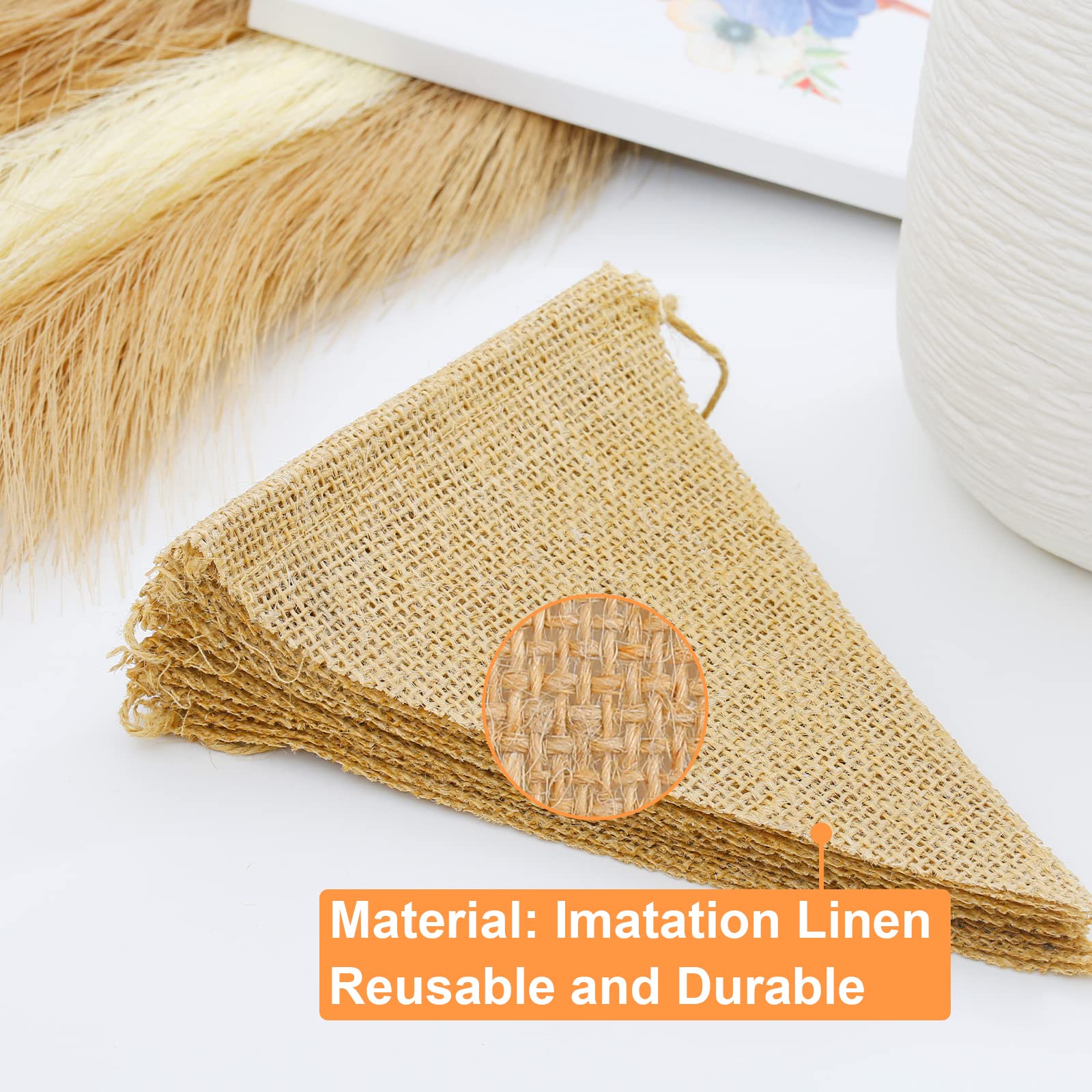 Bandierine Festone Colorate Per Feste - 2 Confezioni Da 24 Pezzi, Perfette Per Compleanni E Matrimoni! - Foto 7