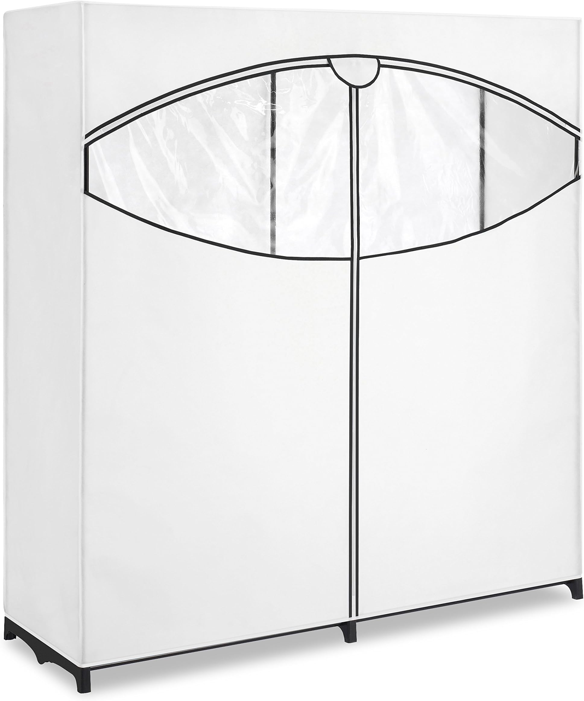 Whitmor Extra-Wide Clothes Closet, 60” with, White Cover