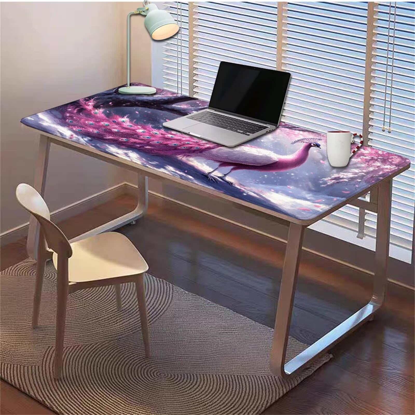 Gamingowa podkładka pod mysz 1200 x 600 x 3 mm, XXL, wodoszczelna, odporna na ścieranie, ze zszytymi krawędziami, podkładka na biurko, poprawia prędkość i precyzję, do komputera, laptopa, komputera