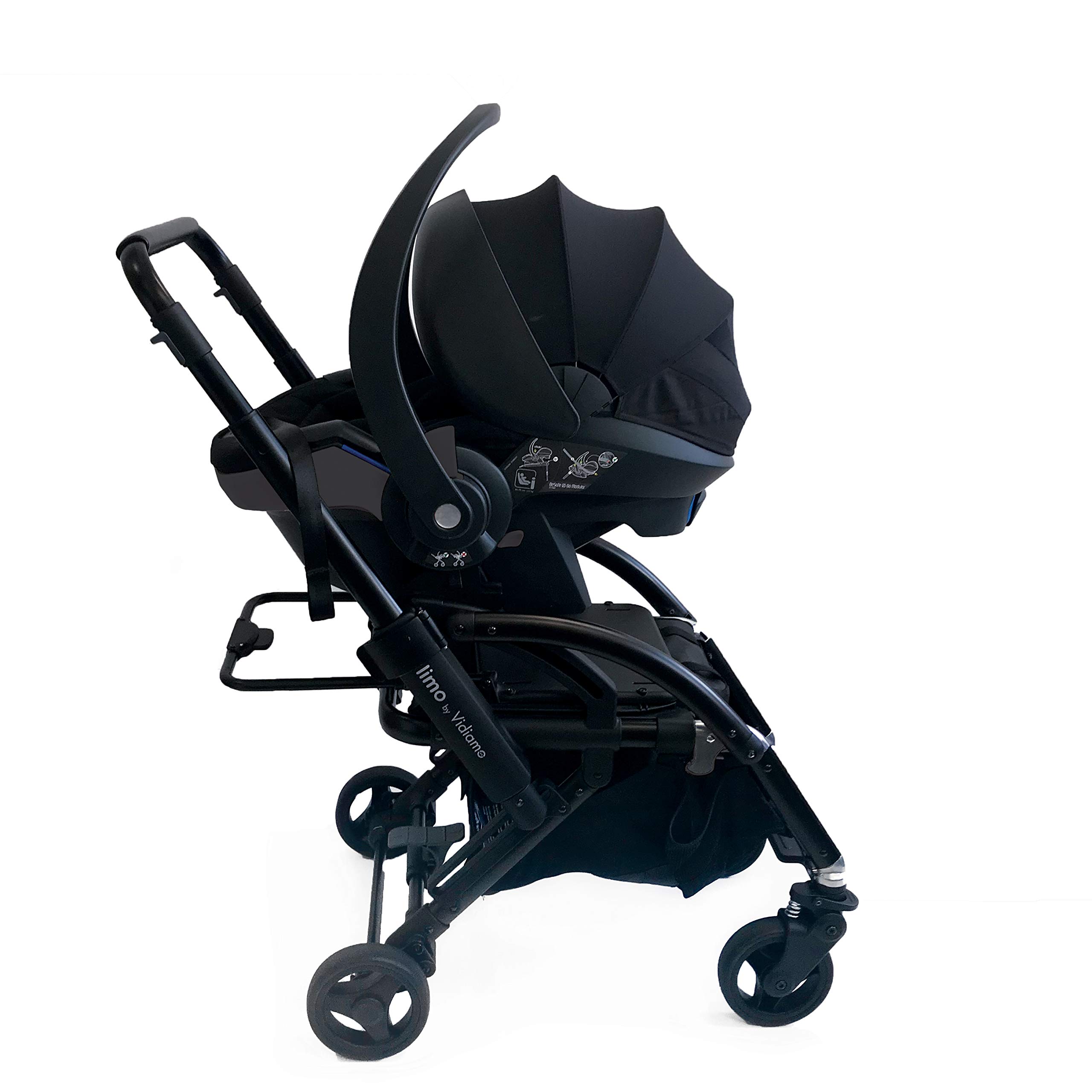 Adaptateurs Siège Auto pour Poussette Limo - Homologués pour Sièges Cybex & Nuna - Compatibles BeSafe, Joie, Stokke, Kiddy, Kinderkraft, Chicco