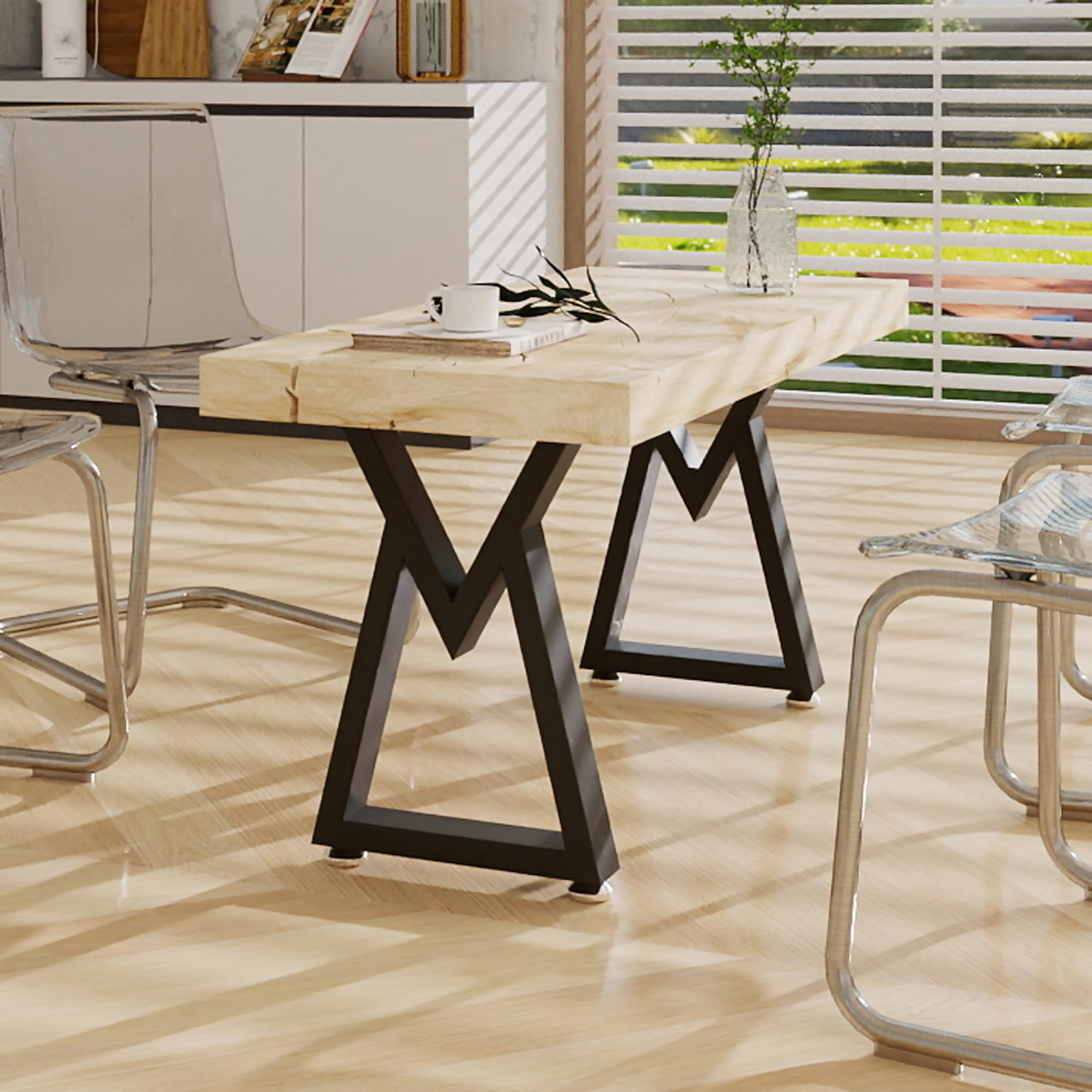 Bench Legs Osring 10 Inch Coffee s U-Shaped, 2pcs Solid Steel s