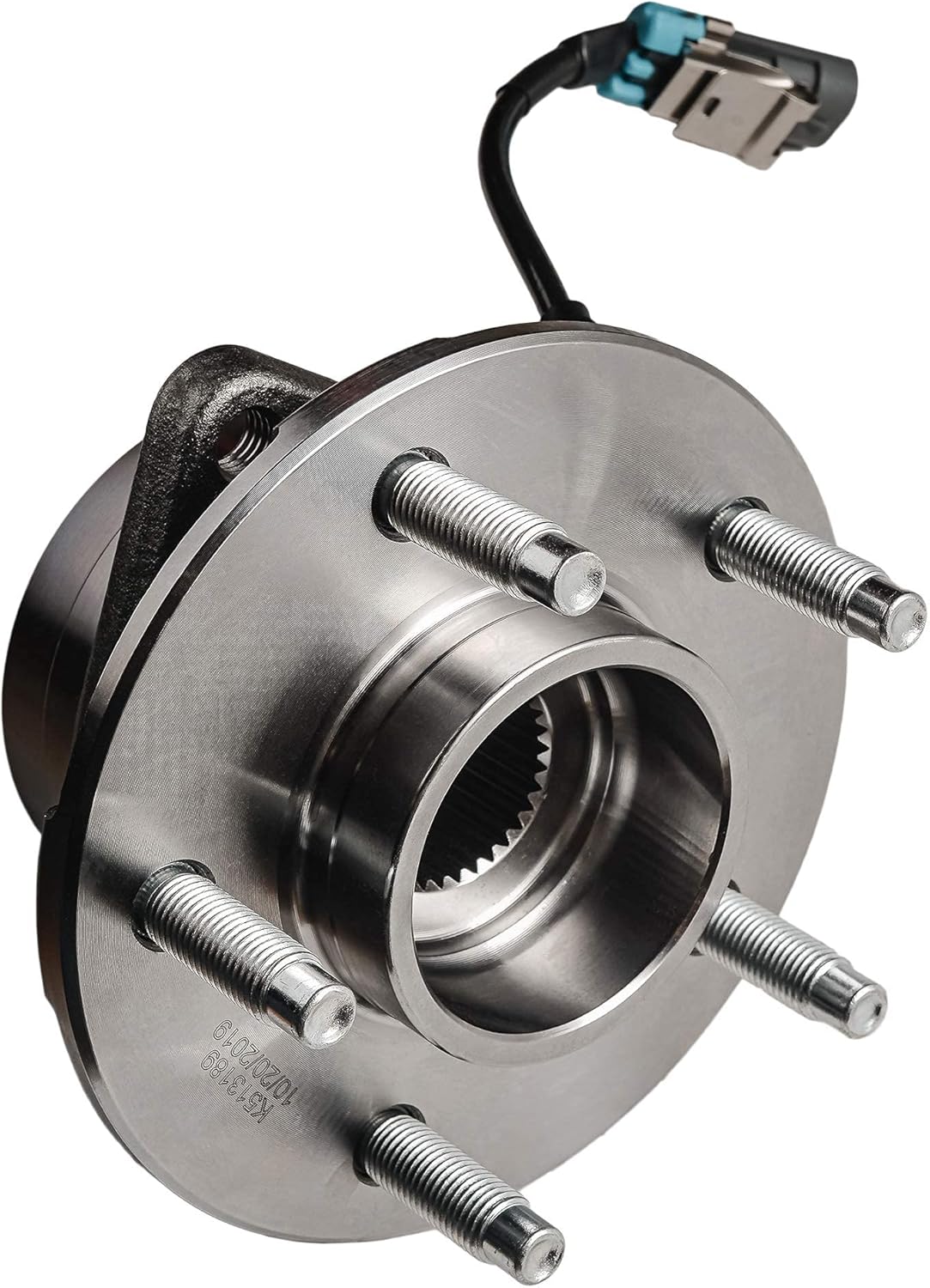 Detroit Axle - 8pc Front Suspension Kit for 2002-2006 Chevy Equinox Pontiac Torrent Saturn Vue [5 Lug, 4-Wheel ABS] 2 Wheel Bearing Hubs 2 Lower Ball Joints 2 Outer Tie Rods 2 Sway Bars Replacement