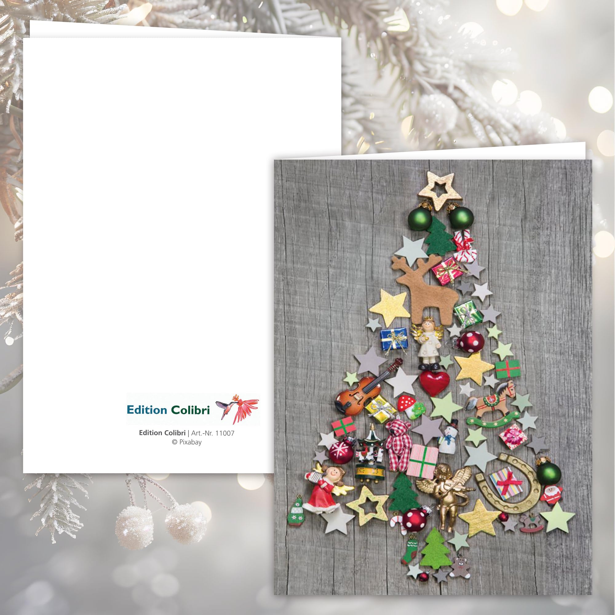 Bigliettini di Natale: bellissimi bigliettini di Natale da stampare