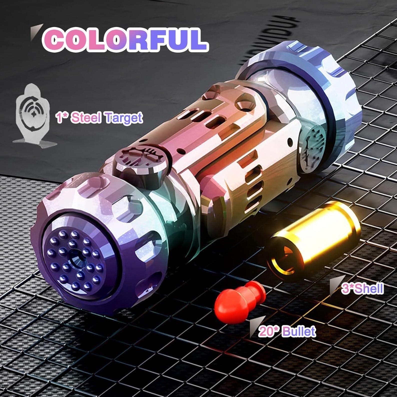 Zabawka antystresowa Combo Spinner i Slider, 1 sztuka | Metal premium CNC, ciche obracanie i klikanie. Miotacz do rzutek Idealne biuro, ADHD, niepokój. Przenośne Brązowy