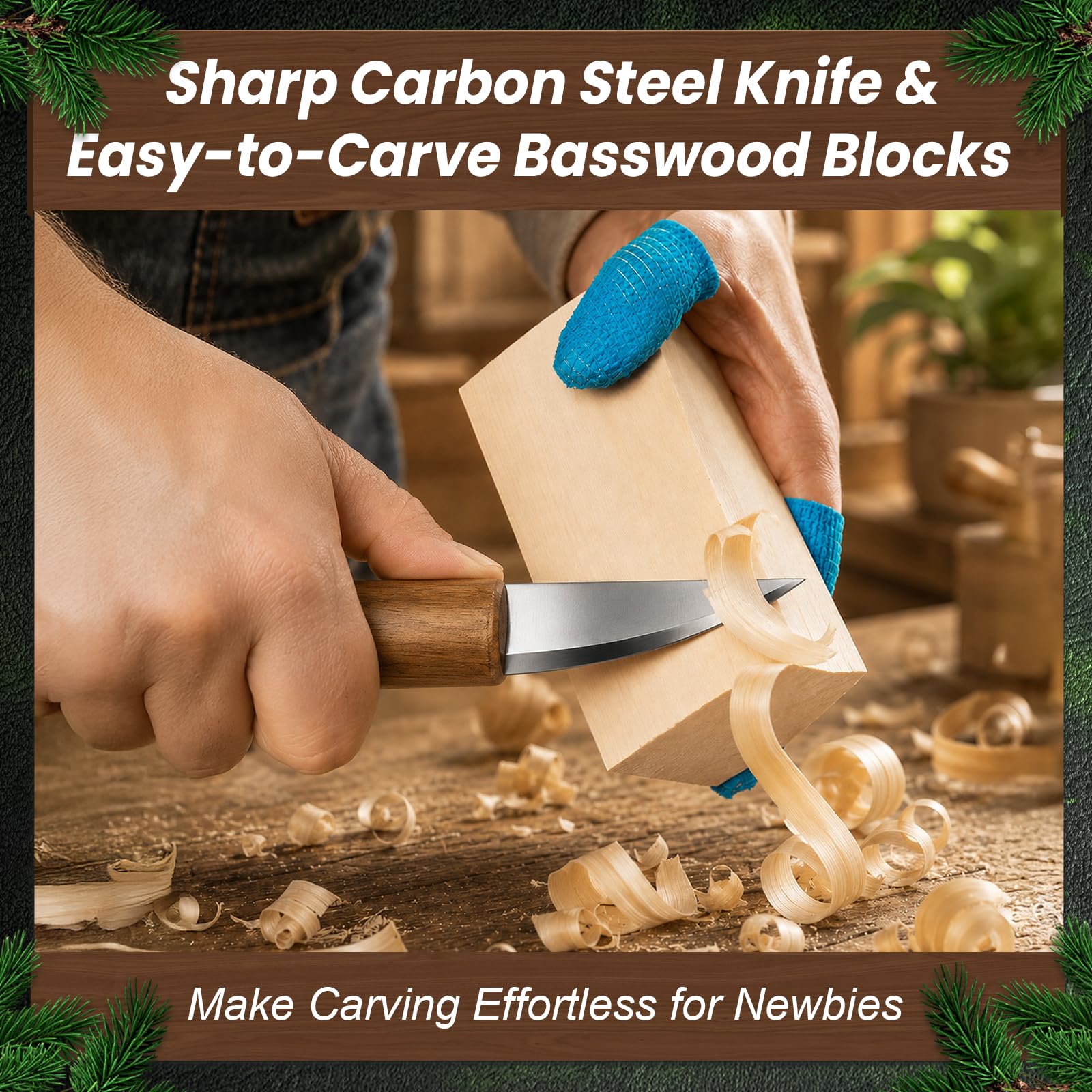 Wood Carving Kit for Beginners - Whittling Tools -6