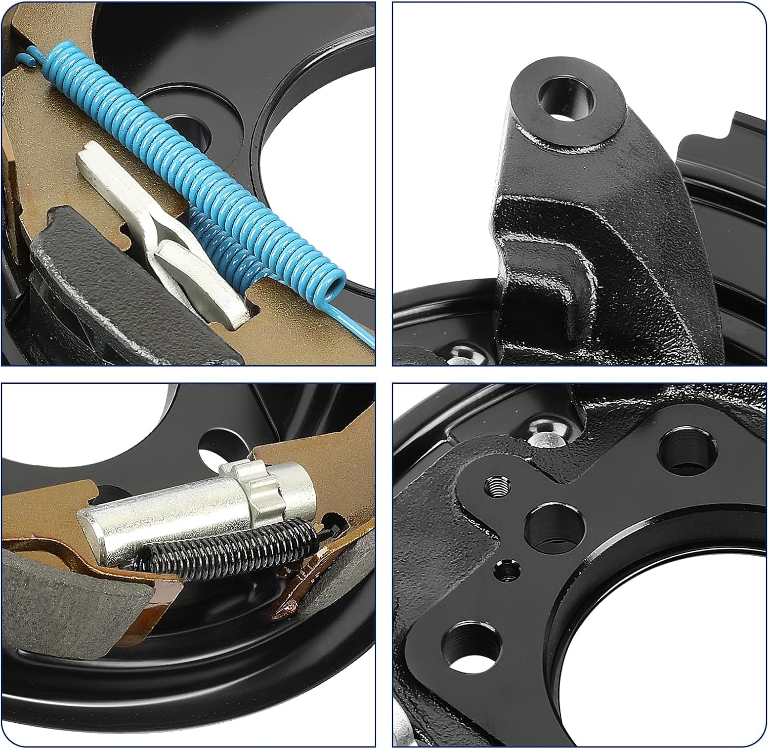 947235 Rear Loaded Parking Brake Backing Plate Assembly, Fit for Ram 1500 Classic 2019-2021, Fit for Ram 1500 2013-2018, OE 947-235, 4779823AB, 4779823AC