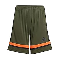 adidas SQUADRA25 SHORT KIDS, boxer bambino Unisex – Bambini, night cargolack, semi impact orange,