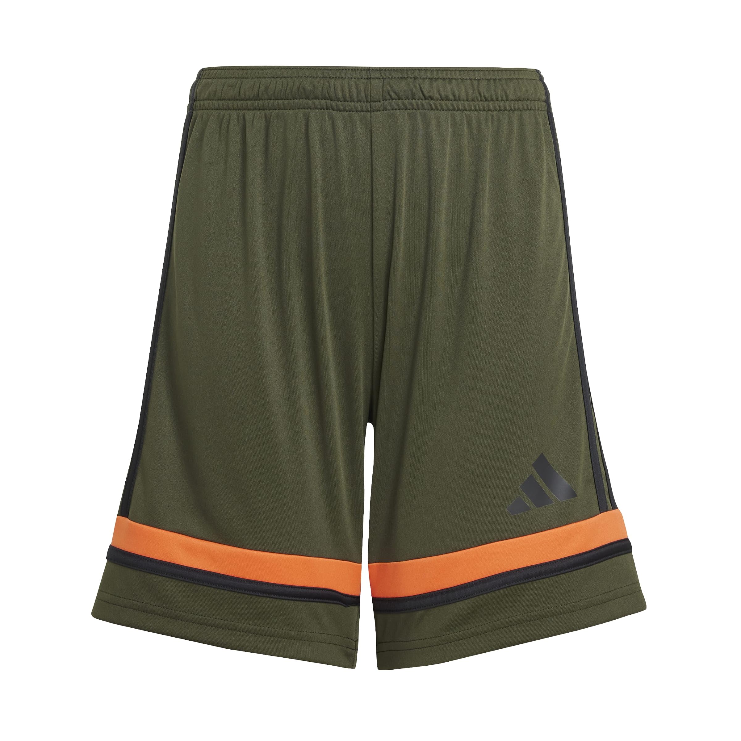 adidas SQUADRA25 SHORT KIDS, boxer bambino Unisex - Bambini, night cargo/black/semi impact orange,