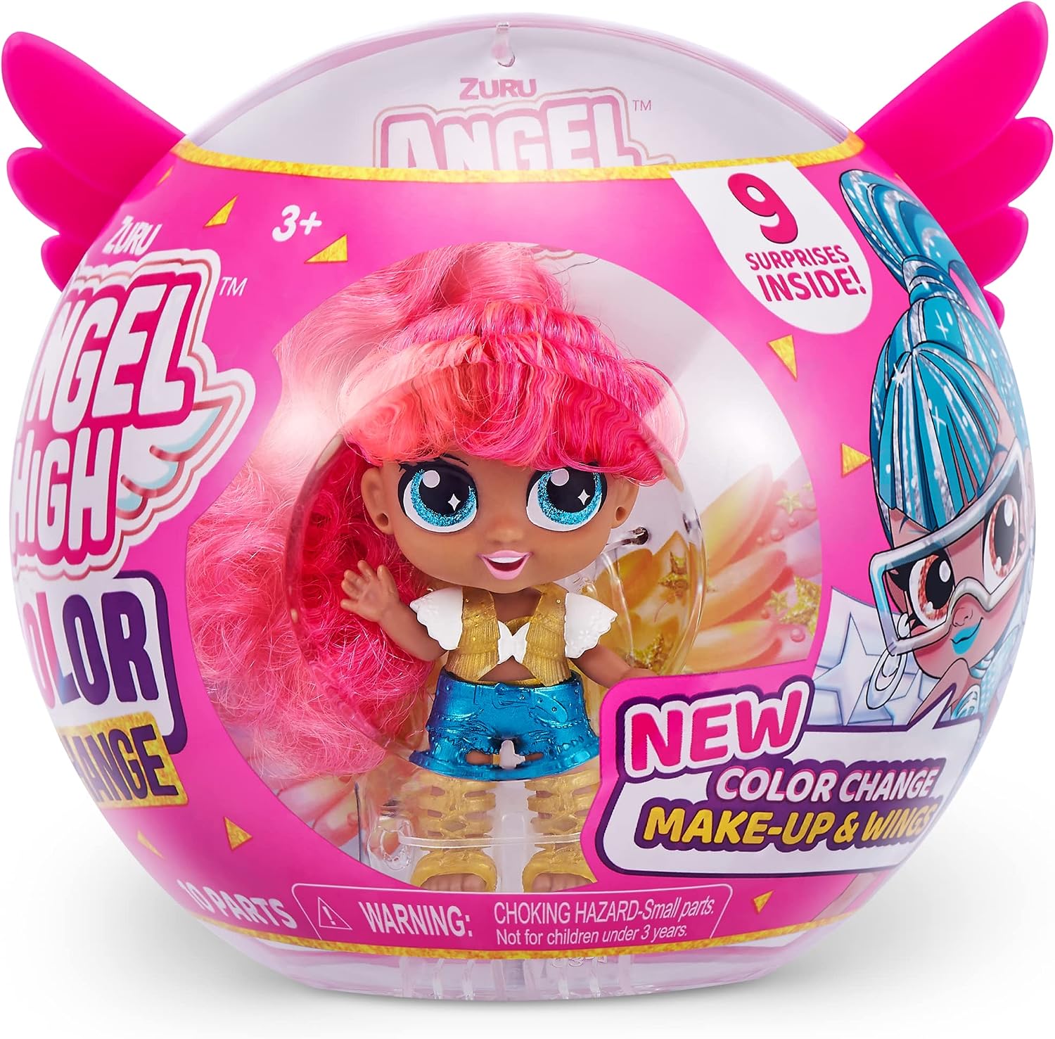 ZURU Itty Bitty Prettys Angel High Twizzle Doll - 10 Surprise Accessories, Collectible Fashion Doll