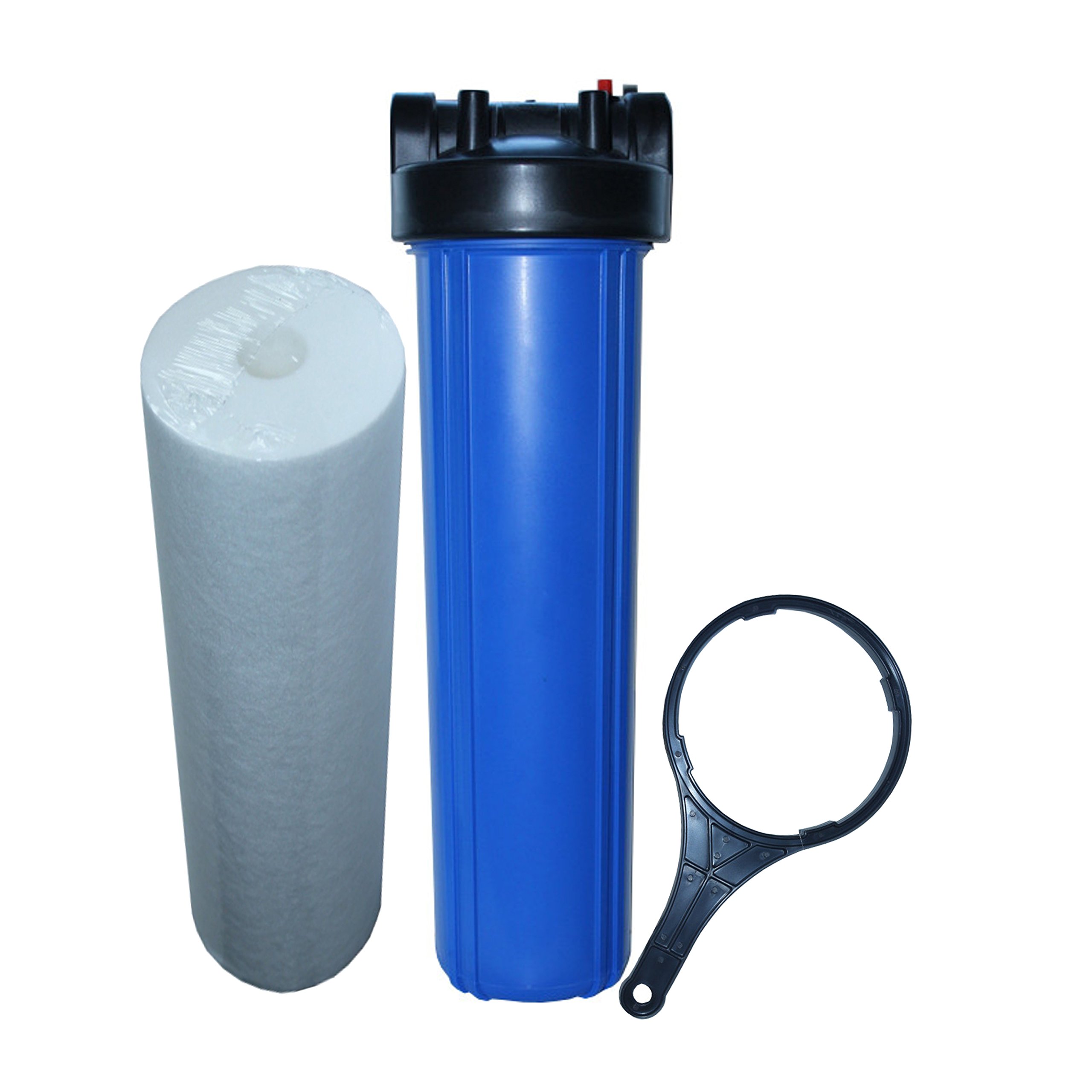'Big Blue 20 "1IG Carcasa de filtro con con filtro y filtro llave – Filtro de agua – Prefiltro – Casa – Filtros de agua tinta
