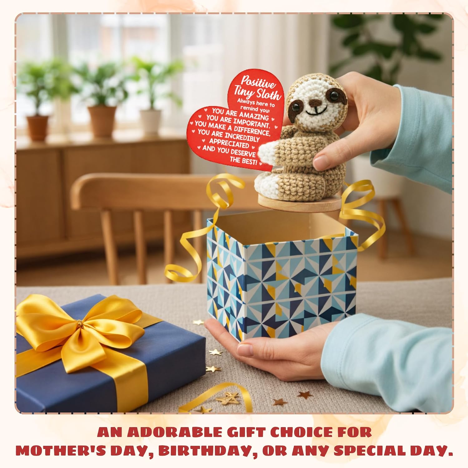 Sloth Positive Gifts for Women - Cheer up Support Inspirational Sloth Gifts