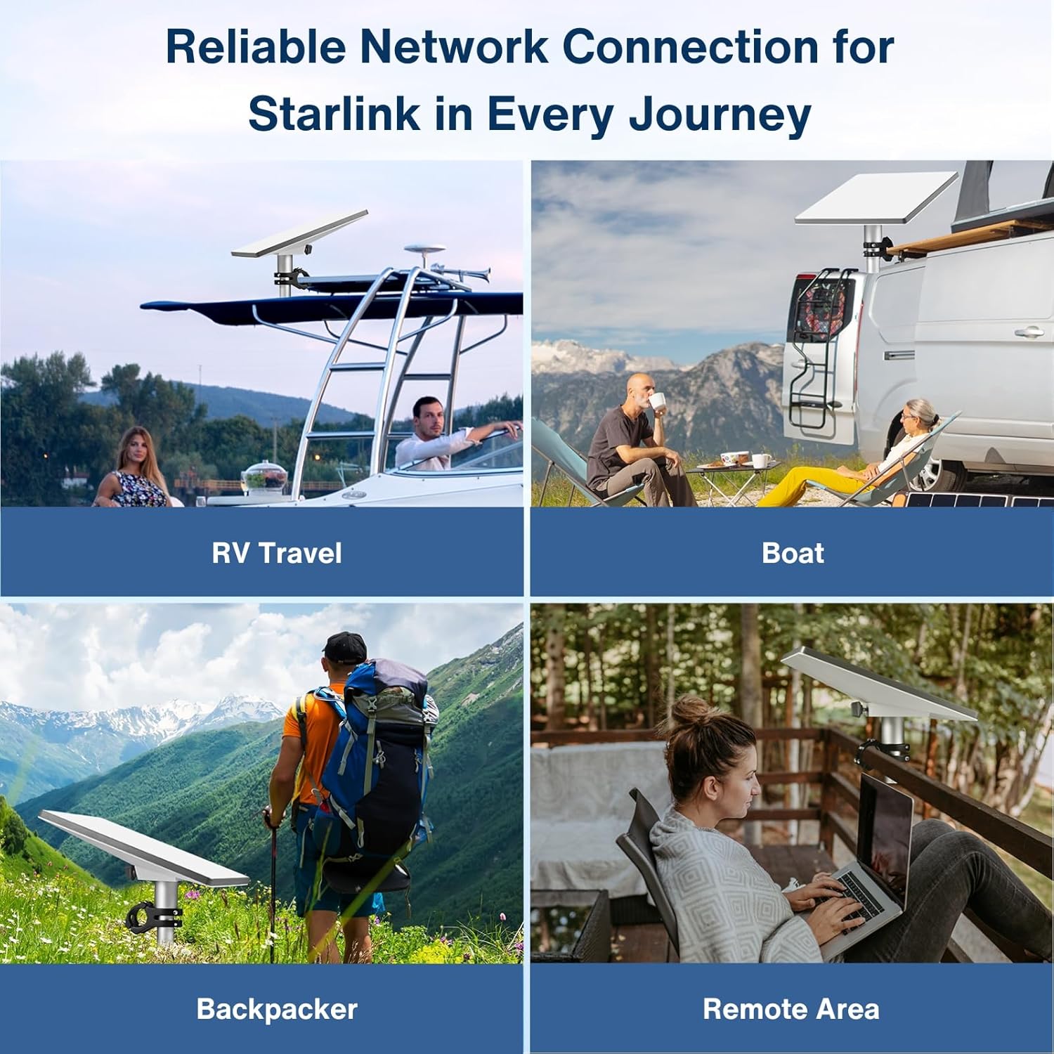 Ethernet Cable for Starlink Standard/Gen 3 and Mini 23M/75FT, Waterproof Barrel Jack, 26AWG CAT5E 1000Mbps Data Transfer, Outdoor Use, Cold & Heat Resistant, Replacement Extension Cable