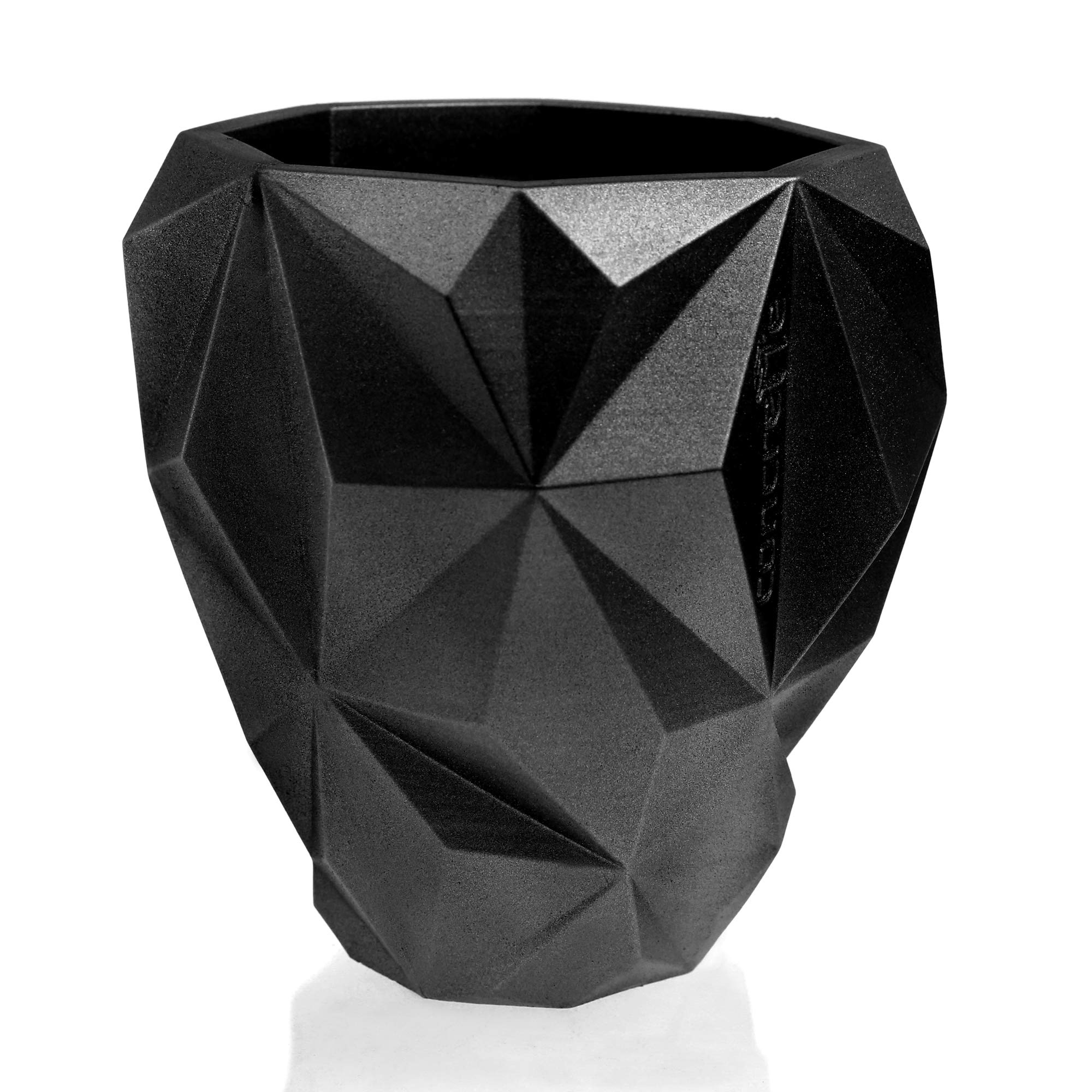 CONCRETTE Vaso In Cemento Aphrodite - Fioriera Moderna Stampata In 3D, Resistente Alle Intemperie Per Interni/Esterni, 13 Cm (17 Colori) - 2
