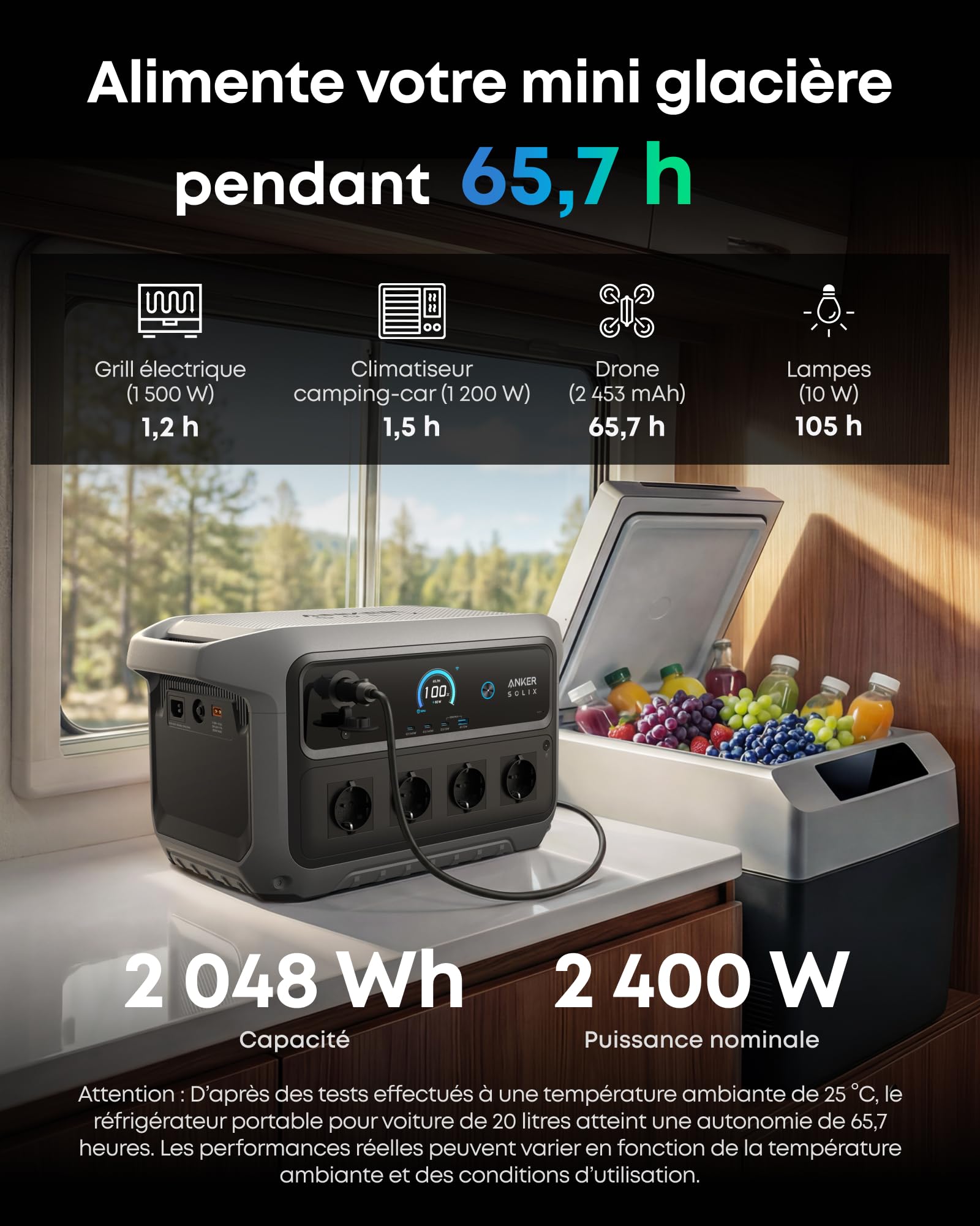 Anker SOLIX C2000 Gen 2 Station électrique portable 2 400 W