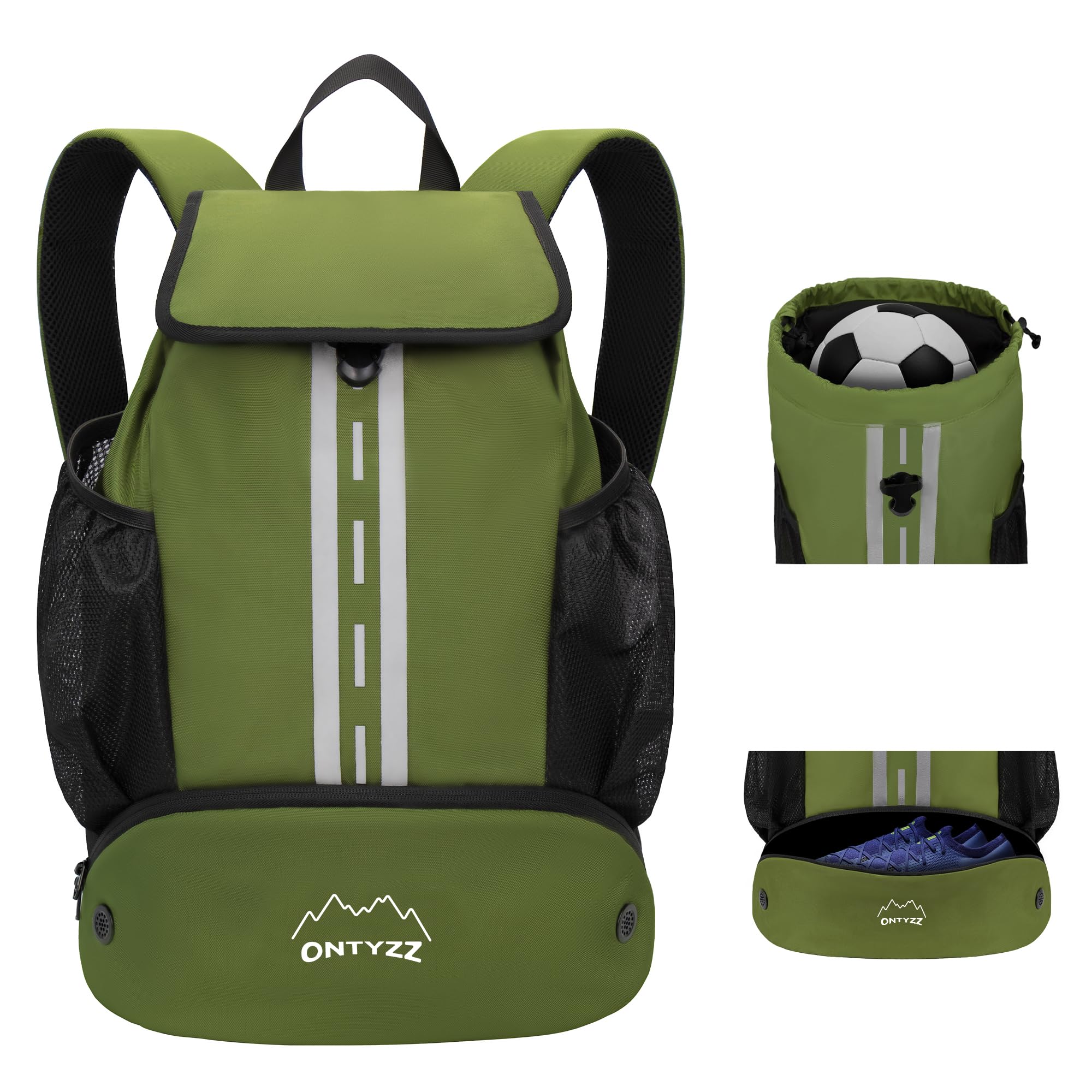ONTYZZ Wasserdicht Rucksack mit Kordelzug Sportrucksack mit