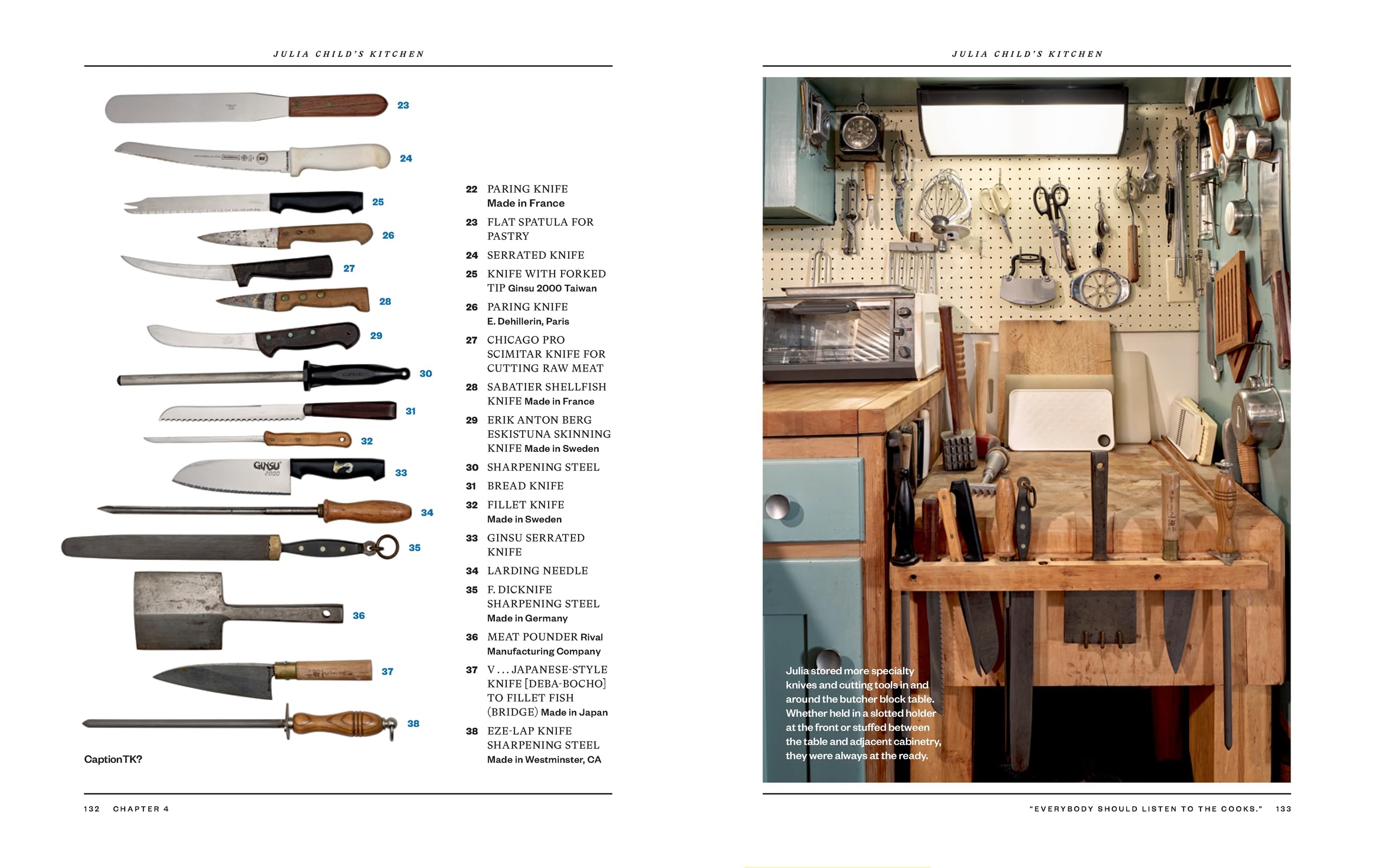 Julia Child's Kitchen: The Design, Tools, Stories, and Legacy of an Iconic Space