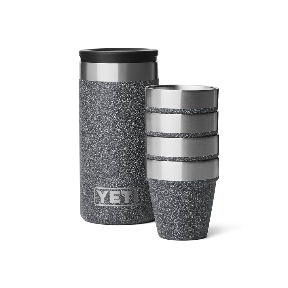 Amazon.com | YETI Shot Glasses with Carrying Case, Set of 4