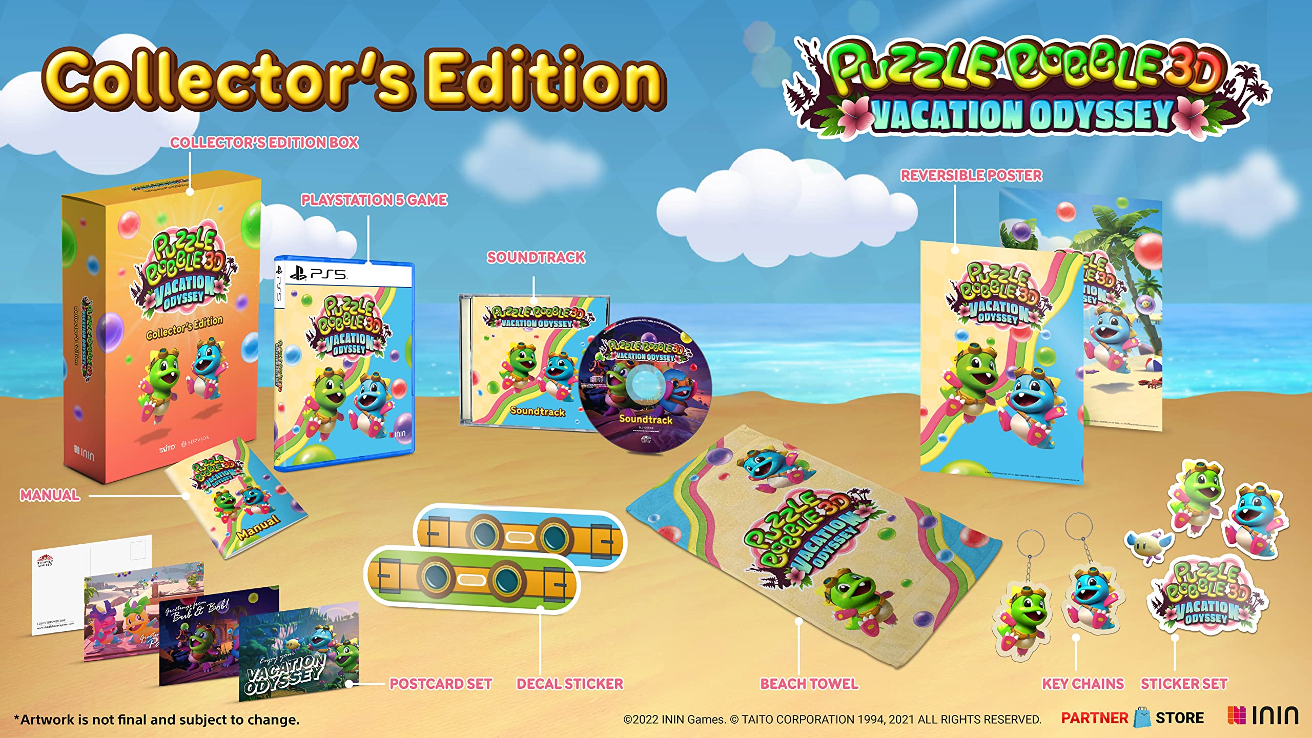 ININ Puzzle Bobble 3D: Vacation Odyssey Edycja kolekcjonerska - [PlayStation 5] - LIMITED