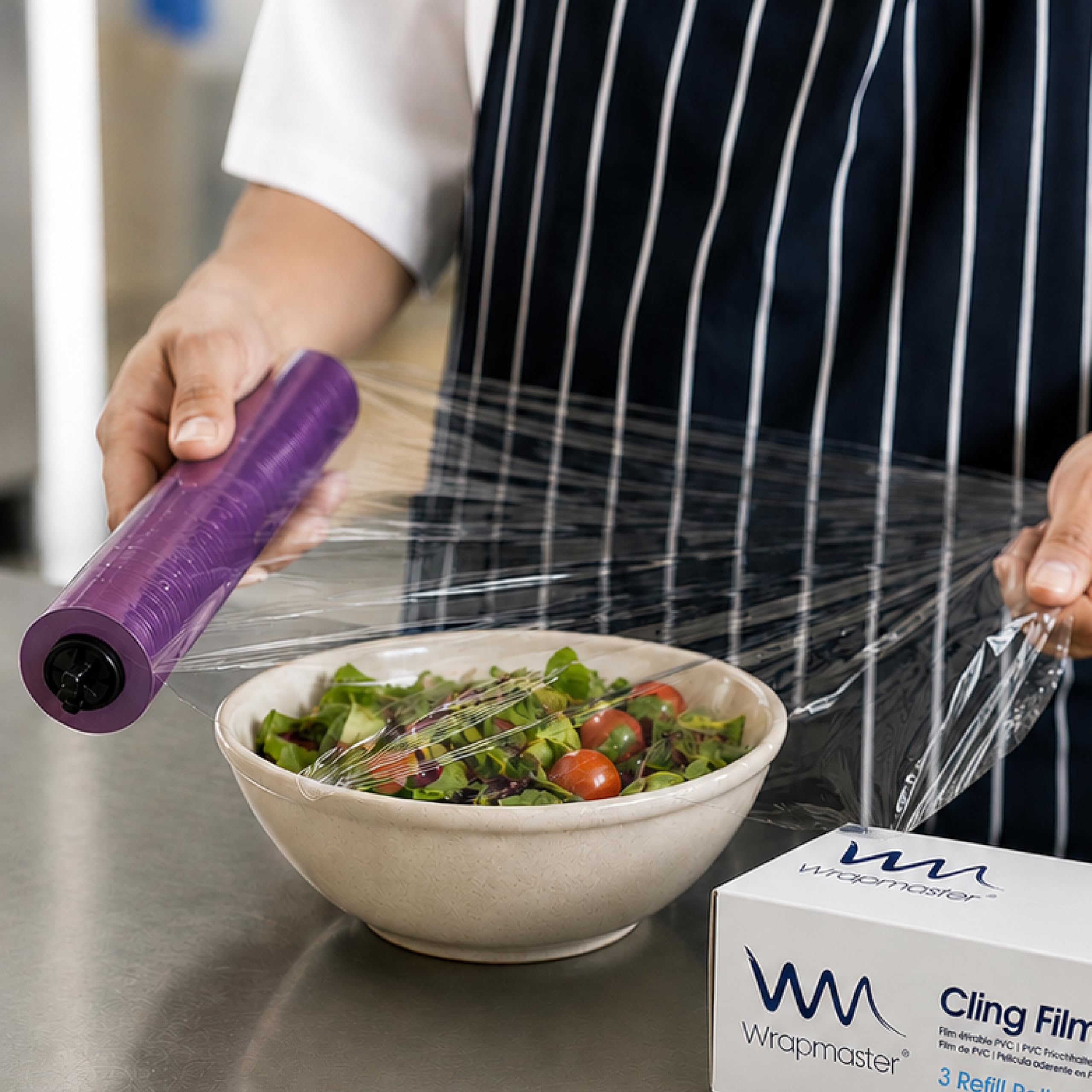 Wrapmaster Compact Cling Film Refills - Pack Size = 3x225mtr