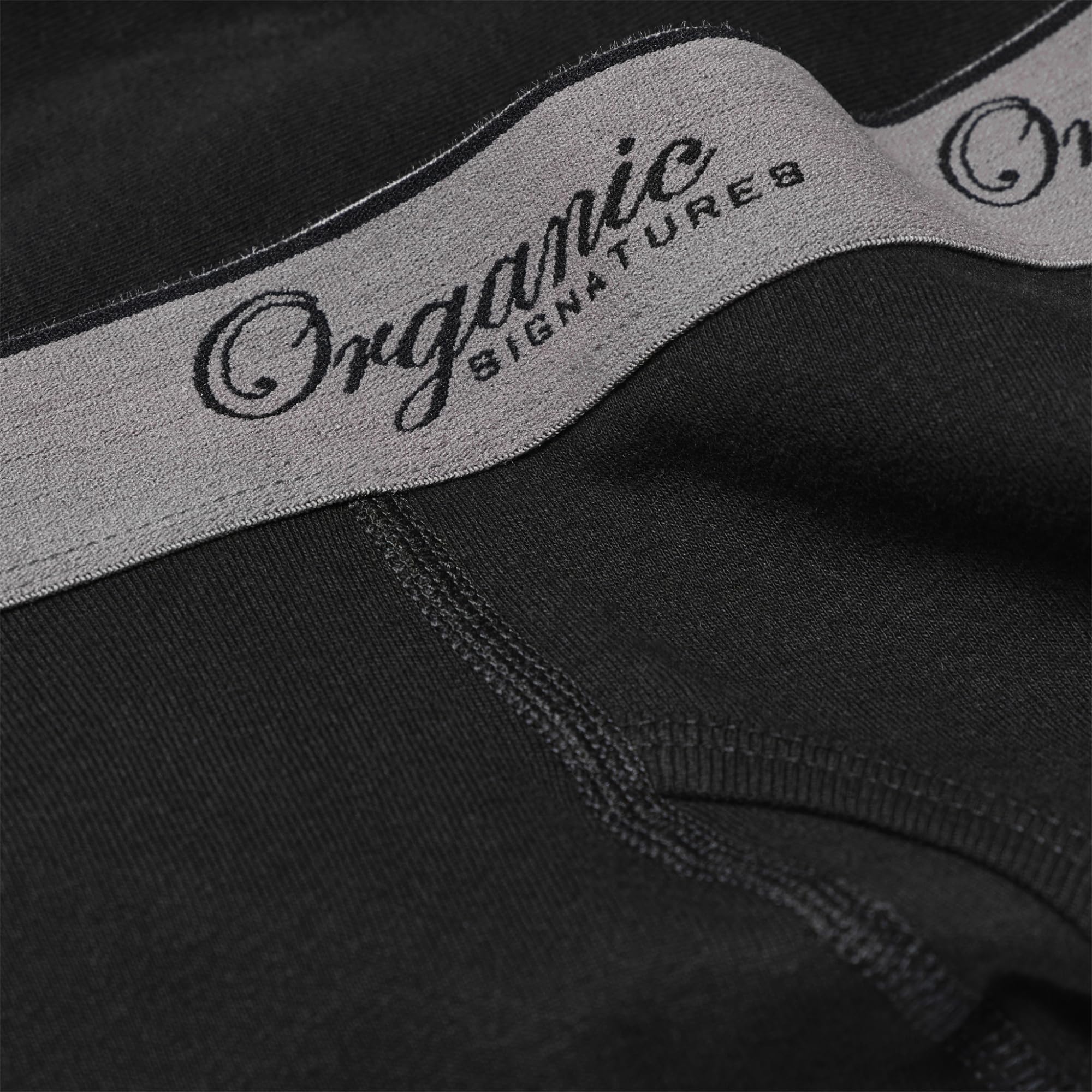 Organic Signatures 3er-Pack weiche, Bequeme Herren-Boxershorts aus 100% Bio-Baumwolle
