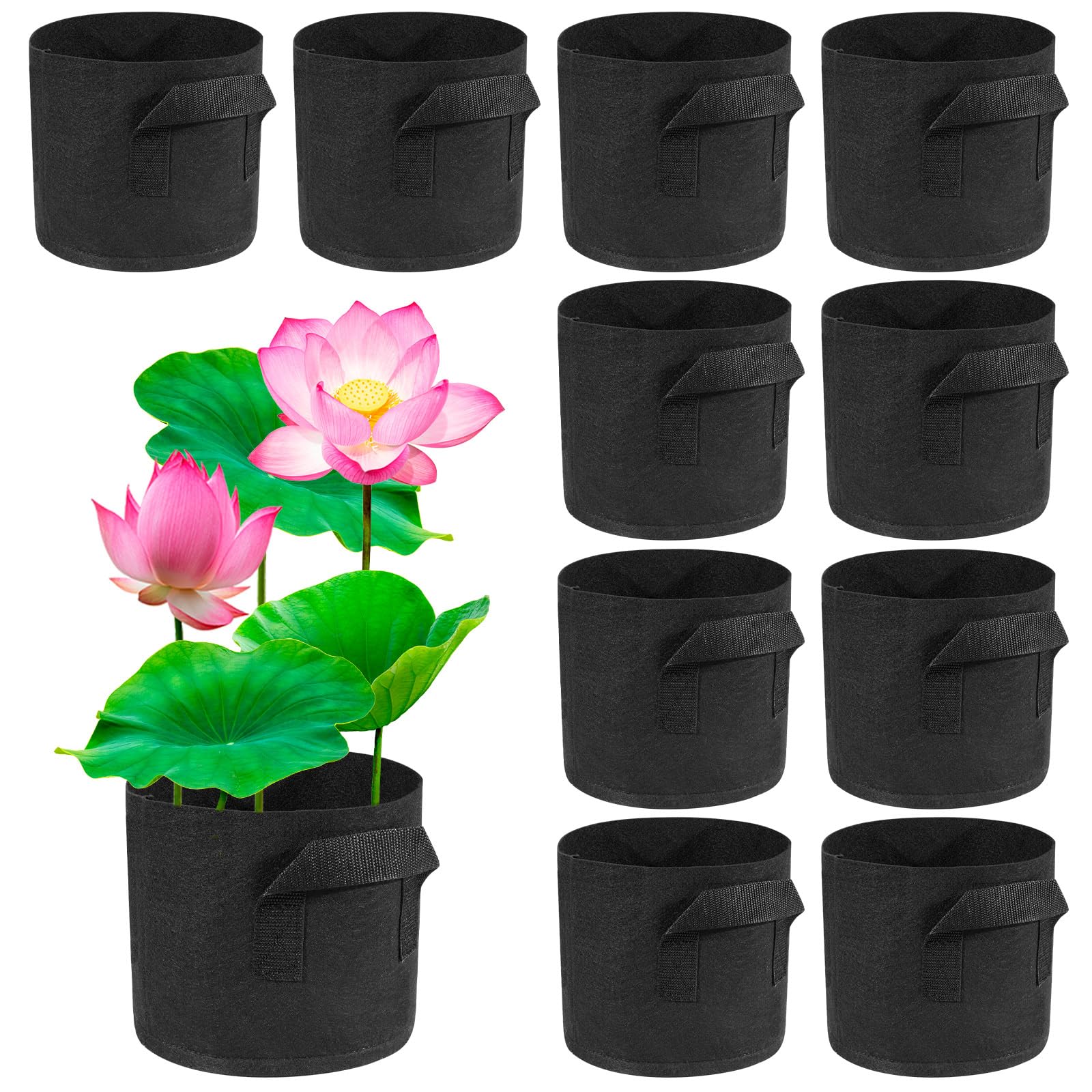 FFNIU 10Pack Lily Plant Pots for Pond, Aquatic Plant Pot