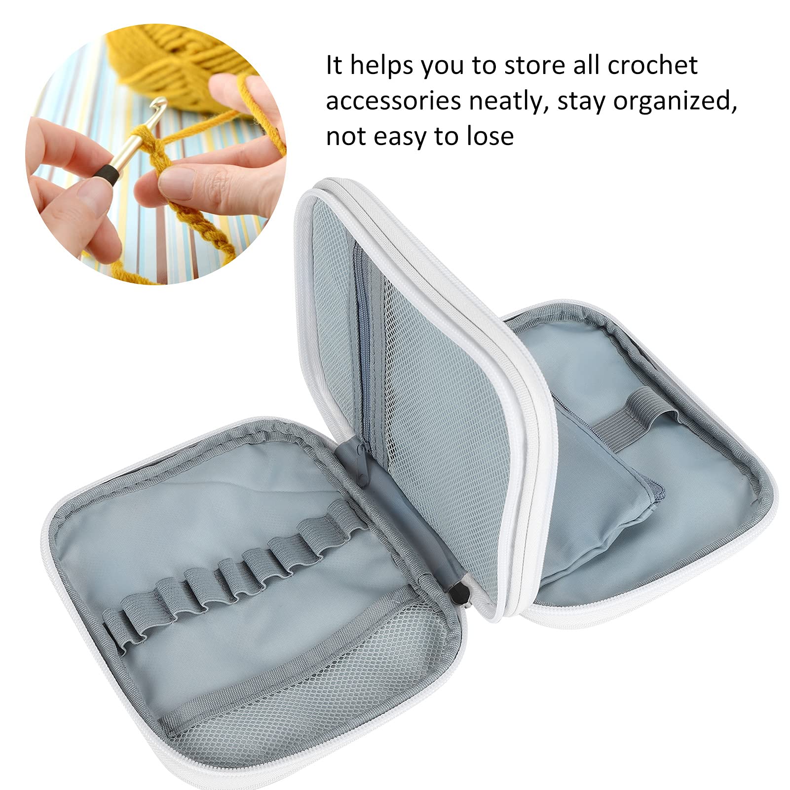 2024 Draagbare Breitas 600D Oxford Doek Lichtgewicht Reizen Breigaren Opbergtas Organizer Voor Haakhaken Diy Breien 2024 Draagbare Breitas 600D Oxford Doek Lichtgewicht Reizen Breigaren Opbergtas Organizer Voor Haakhaken Diy Breien