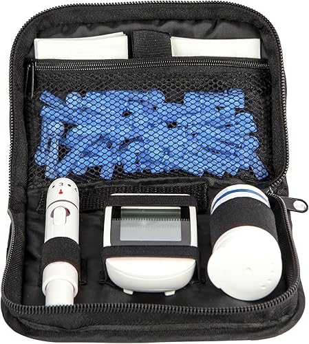 Miniatura 1 de GENCAM Estuche de suministro para diabetes, kit de estuche organizador para diabéticos, estuche portátil para prueba de diabetes, bolsa de