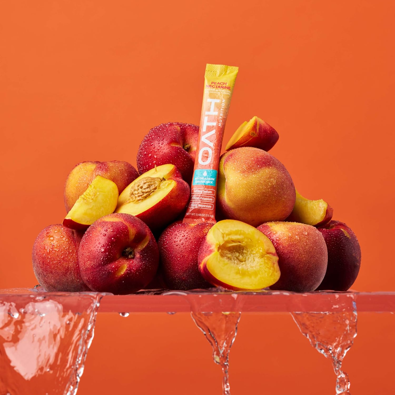 Oath Nutrition Hydration Electrolyte Powder, Complete Electrolyte Blend for Rapid Hydration and Muscle Support, 16 Single-Serve Packets, Peach Nectarine - Image 6