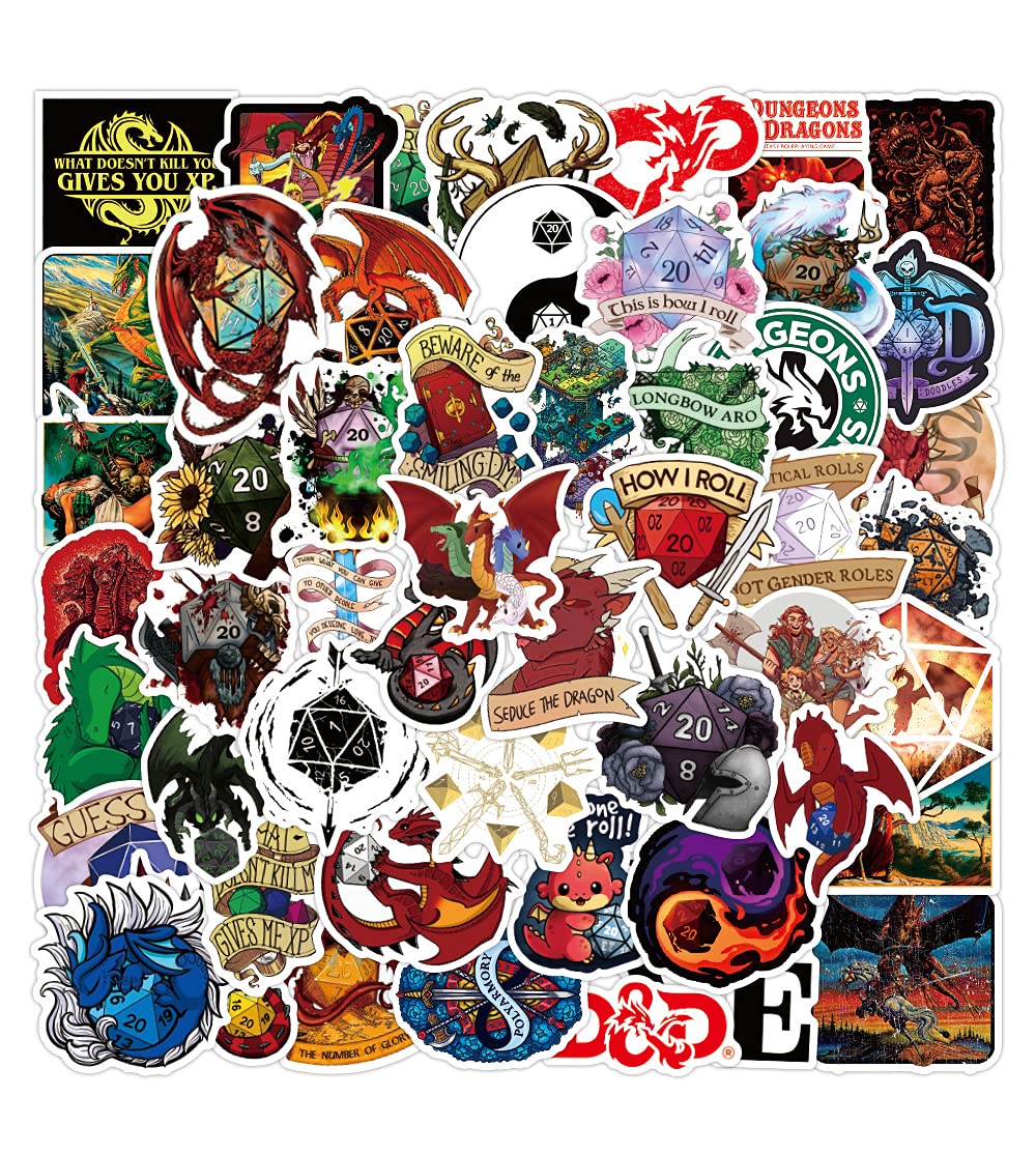 Dungeons and Dragons Stickers 100pcs - Image 2