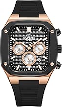 NAVIFORCE NF8037 Square Case Dial Minimal vangaurd Luminous Display dial Watch Analog Watch