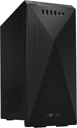 ASUS S501MD, 6 core, Intel Core i5-12400, Tower PC (8GB/512GB SSD/Integrated Graphics/Windows 11/with Keyboard & Mouse/Black/5.9kg), S501MD-512400016W