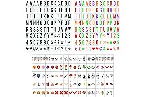 Premium Cinematic Lightbox Letter and Icon Set: Illuminate Your Creativity (293 Pieces)