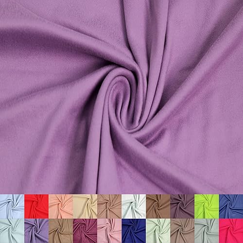 59" Wide Poly Spandex DTY Double-Sided Brushed Fabric by The