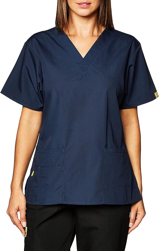 WonderWink Women's Plus Size Scrubs Bravo 5Pocket VNeck