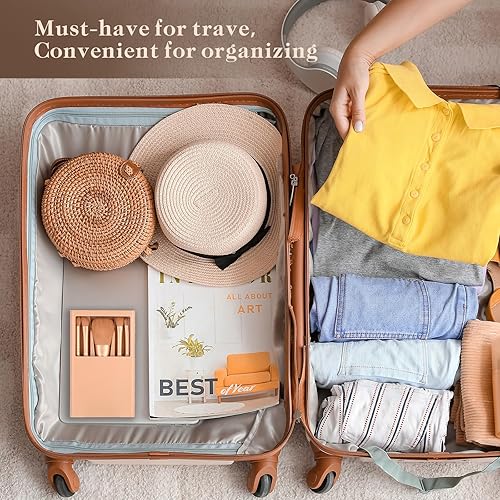 Miniatura 7 de Juego de brochas de maquillaje de viaje, pinceles de maquillaje de tamaño de viaje, juego de brochas de maquillaje de viaje, estuche de viaje de