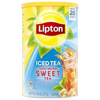 Lipton Southern Sweet Iced Tea Mix, Makes 28 Quarts, 1 Pack