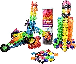 Lux Blox STEAM Inventor Set, Rainbow, Neon Green, Neon Orange, Yellow, Teal Blue, Red, Royal Blue, Purple, Neon Pink
