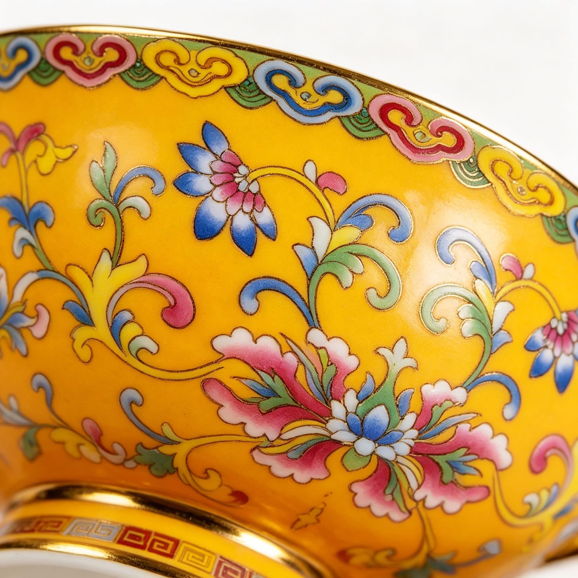 Vintage Bone China Kaffeetasse, einfaches personalisiertes Geschirr