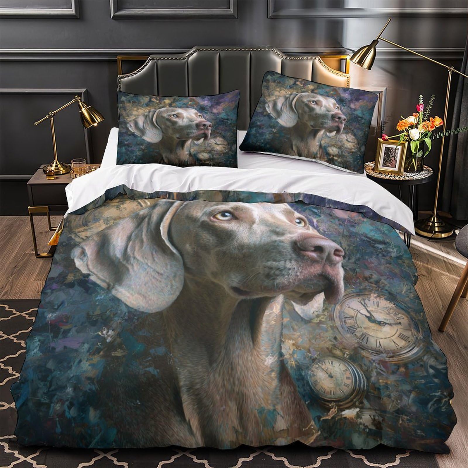 Parure de lit super king avions jouets vintage microfibre 3D