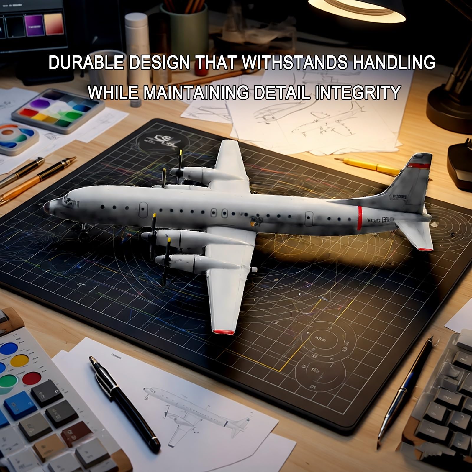 Modello aereo pressofuso lega IL-18 in scala 1:500 Decorazione tavolo alta precisione, espositore collezione alta qualità for libreria ufficio, for collezionisti