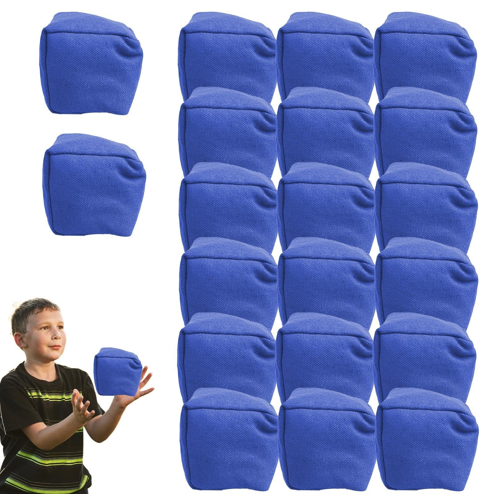 Sacs de Sable à Lancer, Sacs de Haricots colorés - Ensemble de Sacs de Haricots - Sacs de Haricots étanches pour, Jeu de Lancer, Ensemble de Jouets pour la Plage, la Maison, Le Carnaval et l'école
