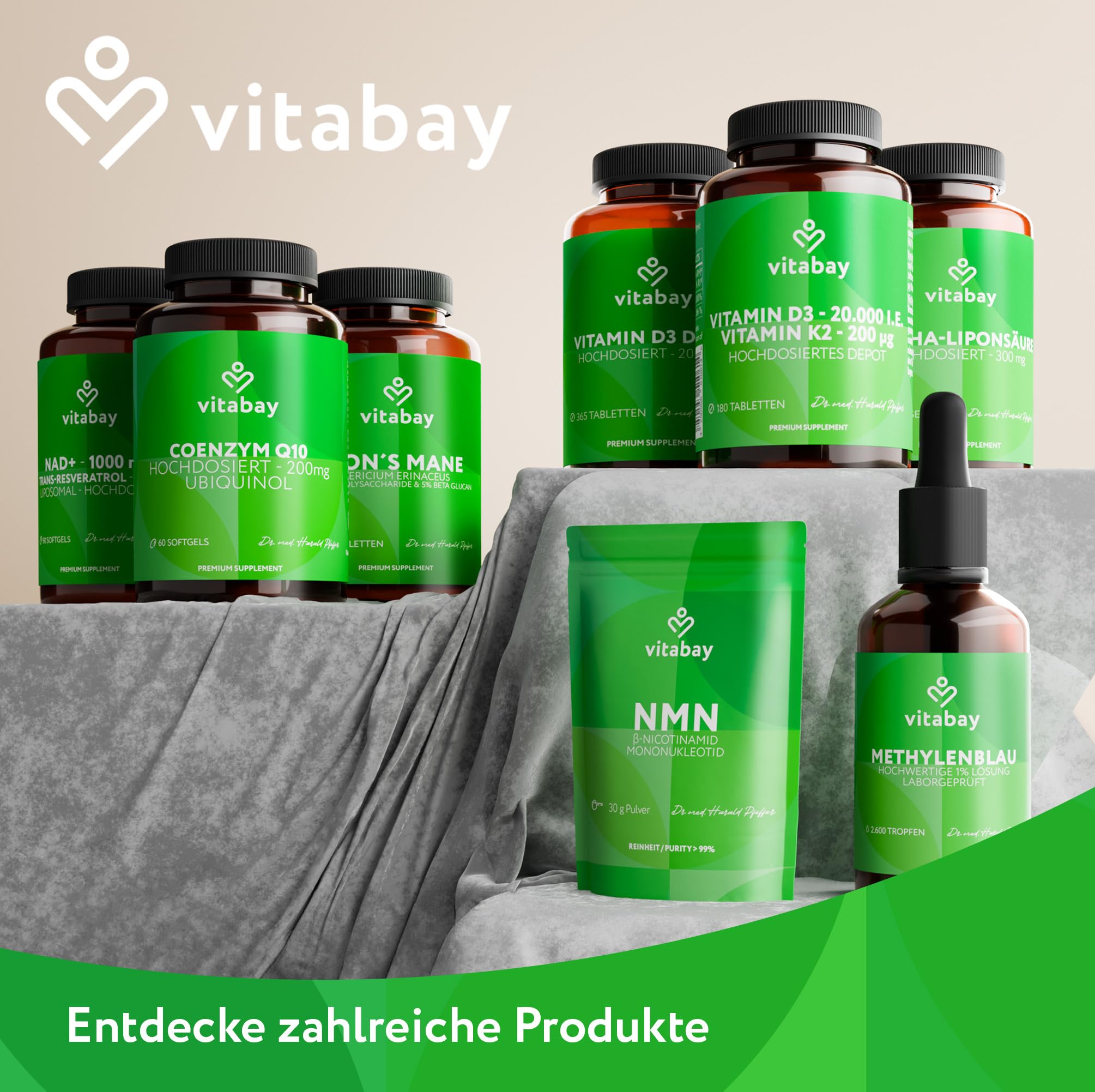 Vitabay MSM Tabletten Hochdosiert - 365 MSM Tabletten Hochdosiert Vegan - Pulver 2000 pro Tagesdosis - Schwefel Gelenkskapseln - Pflanzliche Kapseln 2000