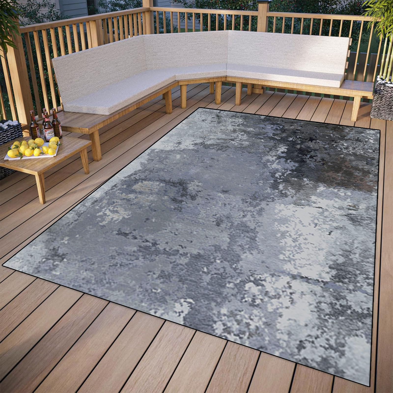 Tapis de cuisine antidérapant et ultra absorbant qui résiste aux taches au salon