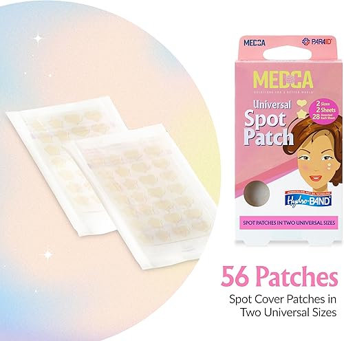 Miniatura 6 de MEDca parche para acné paquete de 112 tratamiento para puntos de espinilla vendas hidrocoloides que absorben puntos de cobertura formas de corazón y