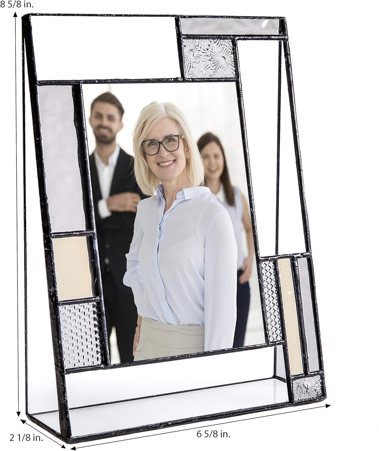 Retirement Picture Frame Personalized Engraved Glass Keepsake 4x6 Photo Farewell Gift for Coworker Promotion Company Service Employee Recognition Pic 392 EP635 (4x6 vertical)