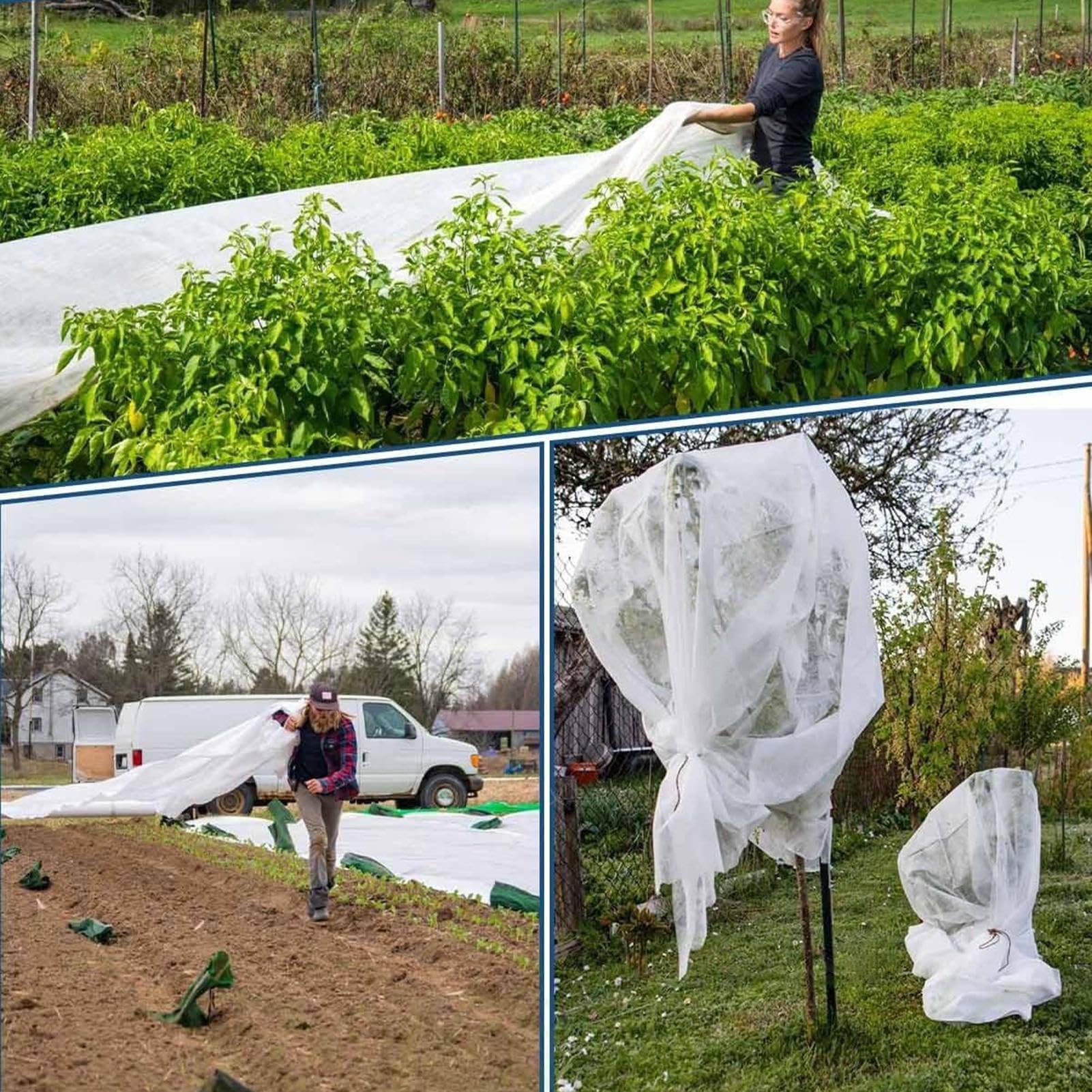 Voiles d'Hivernage pour d'Extérieur Tissu De Couverture Protection