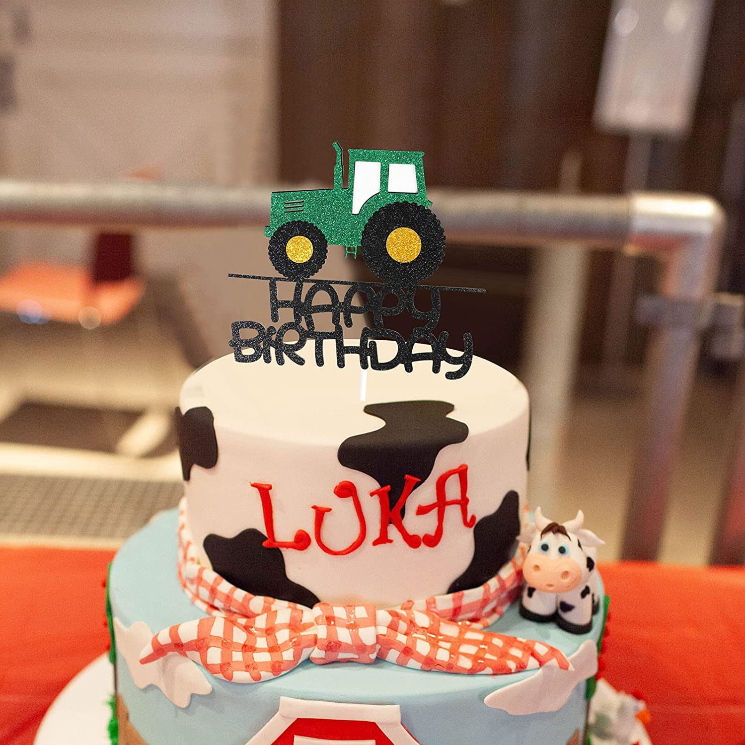 Tractor Birthday Decorations 36-Piece Chicken Cupcake Toppers - Farm Themed Birthday Party Decorations & Baby Shower Supplies Baby Chicken Supplies