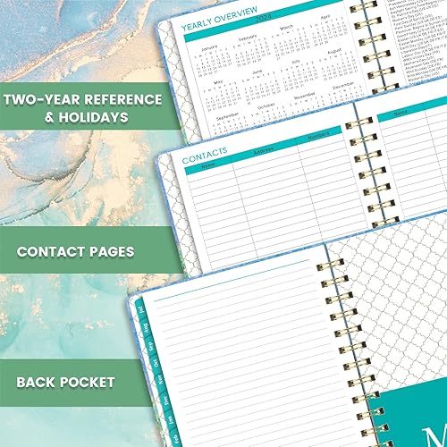 Miniatura 5 de Agenda 2024-2025  Agenda académica 2024-2025, agenda semanal y mensual, julio 2024 a junio 2025, 6.4 x 8.5 pulgadas, pestaña mensual, tapa dura,